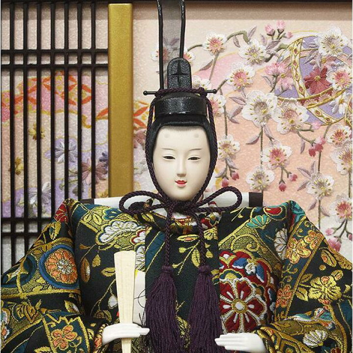 楽天市場】雛人形 三段飾り 平安豊久 美貴 五人飾り 100cm 豪華 刺繍 