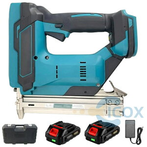 釘打ち機 電動タッカー 充電式 タッカー 強力 釘打ち機 エアー 空気ポンプ必要ない 単発連続切替可能 フィニッシュ ネイラー エアタッカー ピンネイル ステープル DIY 電動工具 固定工具 大