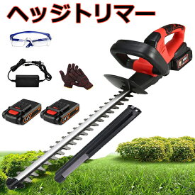 ヘッジトリマー 充電式 コードレス バッテリー ヘッジトリマー 剪定 電動 マジック トリマー 垣バリカン 刈込幅510mm 高級刃/切断径15mm 軽量 両刃駆動 園芸用品 庭木剪定, マキタバッテリー互換性