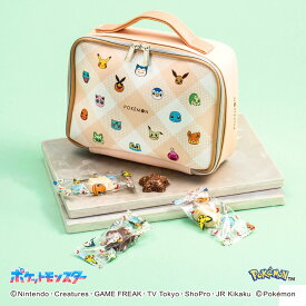 バレンタイン チョコ 2026 チョコレート ポケモン 松風屋 【PV-7】 お菓子 ギフト 贈り物 プレゼント スイーツ スイーツ＆バニティポーチ（ポケモン）【VT】