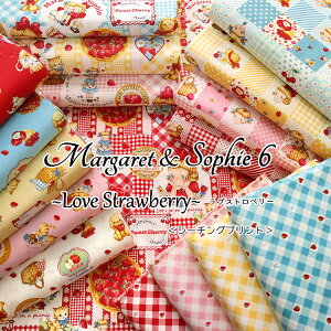yLgQCgz}[Kbg\tB[ 6ewuXgx[xV[`Ovg⁦106cm@Rbg100bDear little World QUILT GATE 6th Love Strawberry Margaret&Sophie 6b