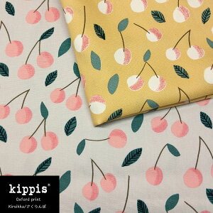 Kippis 2026SS�wKirsikka�x�i�L���V�b�J�F�������ځjdesigned byEri Shimatsuka��I�b�N�X�v�����g�⁦110cm���@�R�b�g��100���bDesigned by Eri Shimatsuka ���ˊG������ �e�L�X�^�C���b