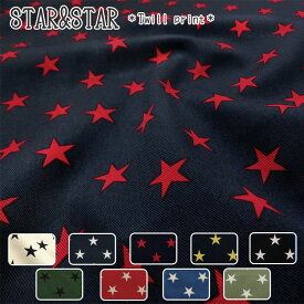▼STAR＆STAR（スター＆スター）≪ツイルプリント≫