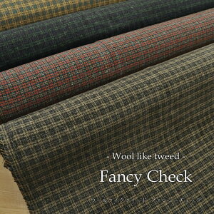 Wool Like TweedFancy CheckiE[CNcC[ht@V[`FbNj106cm@Rbg100