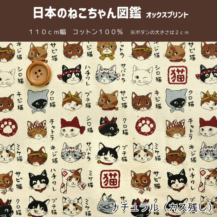 楽天市場】▽『日本のねこちゃん図鑑』≪オックスプリント 