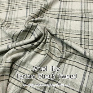 Wool Like Tartan CheckTweedi^[^`FbNcC[hj106cm@Rbg100