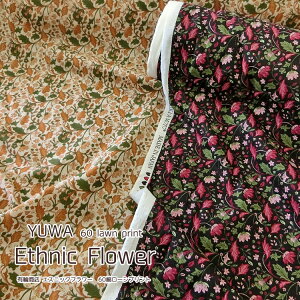 YUWAEthnic FloweriGXjbNt[j60ȃ[vg⁦108cm@Rbg100