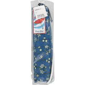 共栄工業 婦人耐風骨花柄ミニ傘 ブルー 55cm