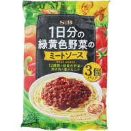 ヱスビー食品 1日分の緑黄色野菜のミートソース 120gX3