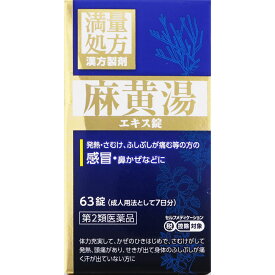 【第2類医薬品】ジェーピーエス製薬 麻黄湯エキス錠N 63錠