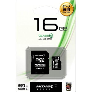 C HIDISCyf[^T[rXtzmicroSDHCJ[h 16GB CLASS10 UHS-1 f[^}CNSD