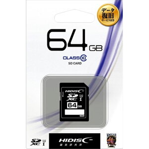 C HIDISCyf[^T[rXtzSDHCJ[h 64GB CLASS10 UHS-1 f[^SD