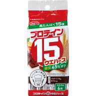 ハマダコンフェクト プロテイン15ウエハース カカオ 6枚