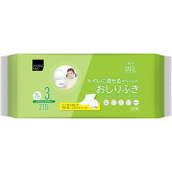 matsukiyo トイレに流せる赤ちゃんのおしりふき 70枚3P