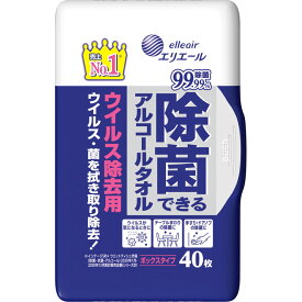 大王製紙 エリエール　除菌・ウイルス除去用　ボックス本体 40枚本体