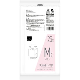 matsukiyo 乳白色 レジ袋 Mサイズ（10L） 25枚入り