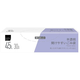 matsukiyo 半透明 開けやすいごみ袋 45L 30枚入り