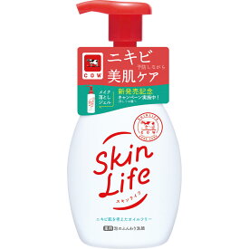 牛乳石鹸共進社 スキンライフ 薬用泡のふんわり洗顔 ポンプ付 160mL （医薬部外品）