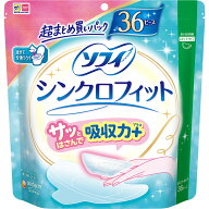 ソフィ シンクロフィット多い日の昼用 （生理用品ナプキン併用タイプ） 36ピース