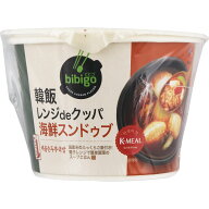 CJ　FOODS　JAPAN bibigo 韓飯 レンジdeクッパ 海鮮スンドゥ 1食