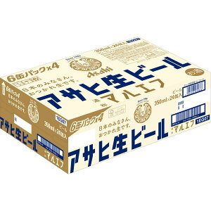 アサヒビール アサヒ生ビール ケース 350ml×6×4