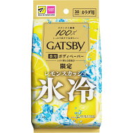 ギャツビー アイスデオドラント ボディペーパー レモンスカッシュ 【徳用タイプ】 30枚 （医薬部外品）