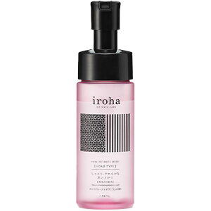 典雅 iroha INTIMATE WASH 【 FOAM TYPE 】ダマスクローズとゼラニウムの香り 150ml