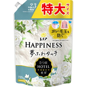 P&Gジャパン レノア ハピネス 夢ふわタッチ 柔軟剤 ホワイトティー 720mL