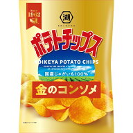 湖池屋 ポテトチップス 金のコンソメ 55g