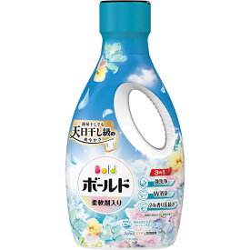 P＆Gジャパン ボールド 柔軟剤入り 洗濯洗剤 液体 爽やかおひさまとフレッシュサボンの香り 本体 680g