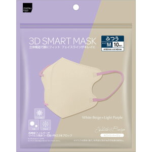 matsukiyo�@3D SMART MASK�@�o�C�J���[�@WB×LP�@M�@10�� 10��