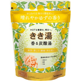 アース製薬 きき湯　香る炭酸湯　ゆずの香り 360g （医薬部外品）