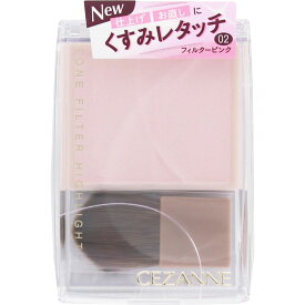 セザンヌ化粧品 セザンヌ トーンフィルターハイライト 02 フィルターピンク ＿