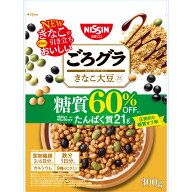 日清シスコ ごろグラ　糖質60％オフ　きなこ大豆 300g