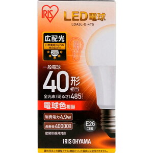 �A�C���X�I�[���} LED�d�� E26 �L�z�� 40�`���� �d���F LDA5LG4T5