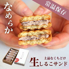 20%offクーポン！しっとり半生 【生しるこサンドこしあん(5個入)】クリームサンド 常温 個包装 和 ギフト 贈りもの お取り寄せ 和スイーツ 贈答 老舗 銘菓 しっとり サンド 松永製菓 出張 お土産 おみやげ 手土産 お洒落 大人 柔らかい 喜ばれる なめらか 父の日 生