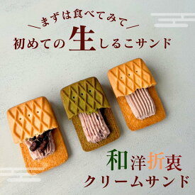 P5倍！【生しるこサンド(5個入アソート)】 送料無料で全種類たのしめる♪　つぶあん こしあん 抹茶 クリームサンド 常温 個包装 和 自宅用 お取り寄せ 和スイーツ 銘菓 しっとり 土産 しるこ 名古屋 和菓子 あずき お試し 試食 初めて