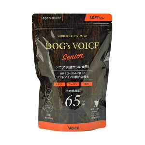 �y�|�C���g2�{�zDogs Voice �h�b�O���H�C�X �V�j�A65 ���[�X�g�`�L�����T�[���������� 400g