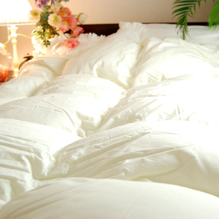 楽天市場】楽天1位☆最高級 羽毛布団 ダブル【ロイヤルゴールドラベル  