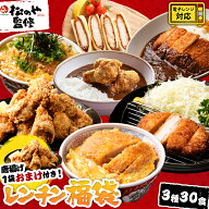 Z【とんかつ店舗で日本一記念！クーポンで衝撃の58%OFF】 おまけ付き レンチン福袋 3種30食 福袋 2026 唐…
