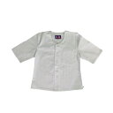 こいくち 子供 鯉口シャツ 白サイズ：JS・JM・JL・JLL素材：綿100％≪キッズ こども ベビー 無地 晒 祭り 囃子 お神輿…