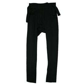 ウルトラストレッチ股引パンツ　黒【サイズ：SS S M L LL 3L 4L】素材：綿92%　ポリウレタン8%＜またびき ももひき パッチ 猿股 股曳 木股 祭 神輿 衣装 太鼓 まつり メンズ レディース のびのび 伸縮 縦横ストレッチ ＞
