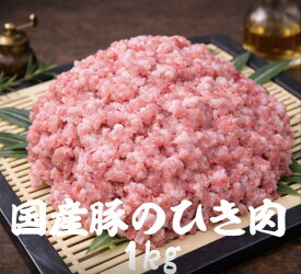 豚ひき肉　豚挽肉　豚肉　冷凍　1kg (送料別)