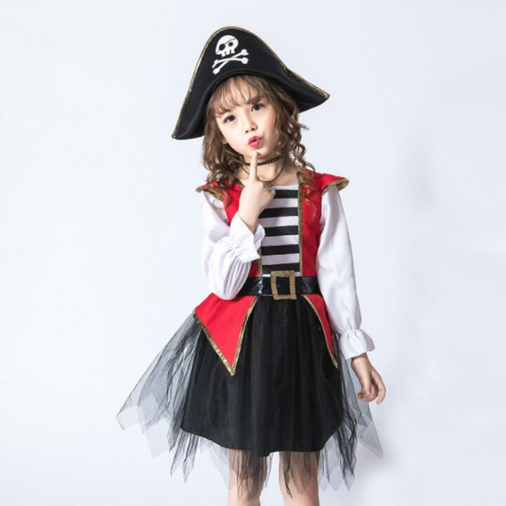 楽天市場】海賊 ハロウィン衣装 仮装 子供 ドレス 女の子 キッズ 