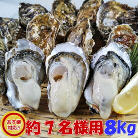 あす楽対応！「加熱用　牡蠣 8kg」（約90粒）送料無料！宮城県産 殻付き 牡蛎 牡蠣 殻付き 無選別牡蠣 牡蠣 殻付 カキ 加熱用 一年子 松島牡蠣屋 牡蛎 BBQ 母の日 父の日 ギフト 食べ物 お中元 お歳暮 SDGs フードロス削減 バーベキュー食材 海産物【120】