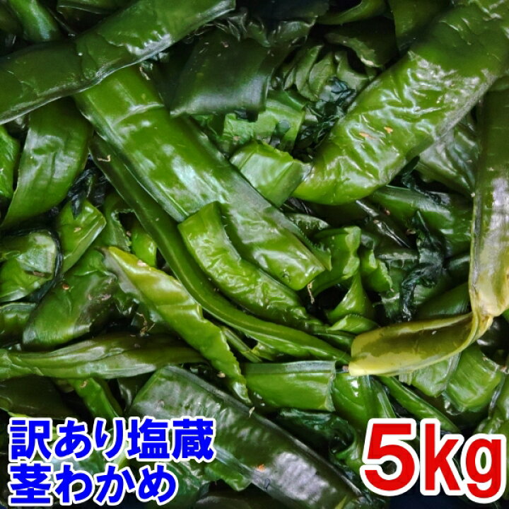 楽天市場】2026年製品 茎わかめ 塩蔵ワカメ完全訳あり品 塩蔵わかめ 塩ワカメ❣５キロ