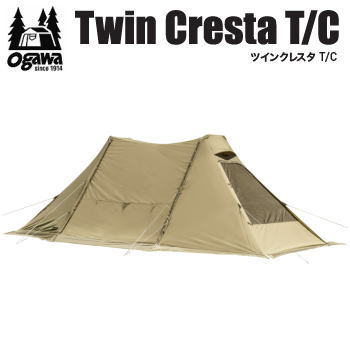 ogawa オガワ テント CAMPAL JAPAN テント ツインクレスタT/C 3348 キャンパル 送料無料のサムネイル