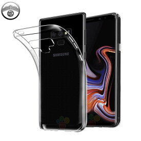 【保護フィルム付き】Galaxy Note9 ケース シリコン フィルム 付き TPU カバー クリア クリアケース Note9 ケース ギャラクシー note9 ケース docomo SC-01L au SCV40 スマホケース 耐衝撃 シンプル シリコンケース バンパー 軽量(約16g)