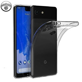 【保護フィルム付き】Google Pixel 3 ケース シリコン フィルム 付き TPU カバー クリア クリアケース Pixel 3 カバー Pixel3 ケース グーグル ピクセル3 softbank Pixel5a スマホケース 耐衝撃 シンプル シリコンケース バンパー 軽量(約16g)