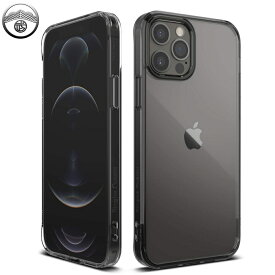 iphone 12 pro ケース 耐衝撃 TPU カバー ブラック ストラップ ホール アイホン12pro カバー アイフォン12pro スマホケース スリム TPU バンパー 超薄型 超軽量(約30g) 落下防止 スリップ防止 ワイヤレス充電 ショルダーストラップ付き Smoke Black スモークブラック